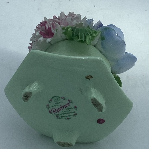 Radnor England Handmade Miniature Bone China Flower Pot - Picture 12 of 15